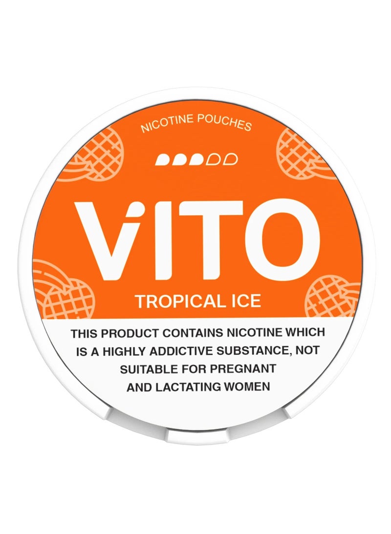 VITO tropical ice 10mg nicotine pouches - Image 1